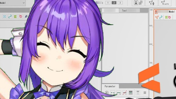 [Live2D Tutorial] How to make 2D models, standard modeling: head, body, arms