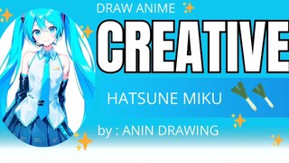 Gabut?? yuk! temenin aku.. anime no hatsune miku o egaku ✨✨