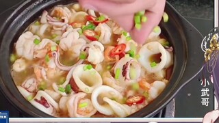 【Lin Yulan】Japanese Oiran Watches "Cantonese Squid and Shrimp Casserole"