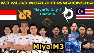 RRQ HOSHI Vs TODAK [GAME 4]| M3 MLBB World Championship 2021  Playoffs Day 2