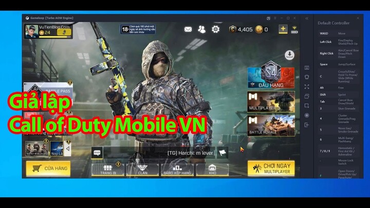 Hướng dẫn giả lập Call of Duty Mobile VN VNG Trên Máy Tính - Gameloop Cod Mobile VN
