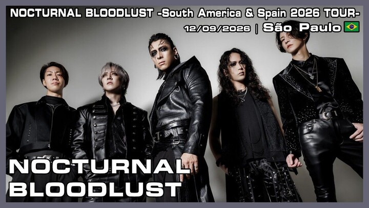 NOCTURNAL BLOODLUST - NOCTURNAL BLOODLUST -South America & Spain 2026 TOUR- - 12/09/2026