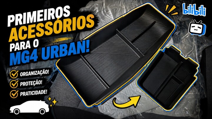 Primeiros acessórios para o MG4 Urban!