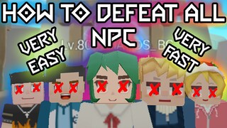 HOW TO DEFEAT ALL/ANY NPC IN TRAINERS ARENA || BLOCKMAN GO #BMGO #BLOCKMANGO #FUNNY