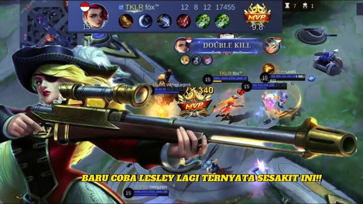 LESLEY DARI EARLY GAME JUGA UDAH SAKIT!!! - MOBILE LEGENDS