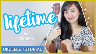 Lifetime by Ben&Ben EASY UKULELE TUTORIAL