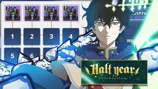 NEW "Half-Anni" EVENT IS... DICE EVENT GIVING 30+ PULLS THO?  | Black Clover Mobile