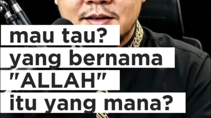 MAKRIFAT "YANG BERNAMA ALLAH YANG MANA?"