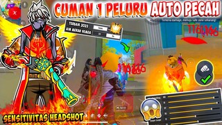 ONE SHOT HENSUT 🔥 SENSITIVITAS HEADSHOT TERBARU SETELAH UPDATE 2023  || WORK ALL DEVICE ⚙ AUTO HEAD