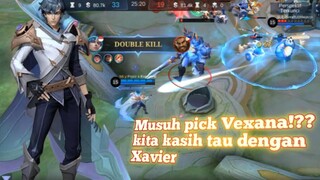 Musuh pick Vexana !? Kita kasih faham dengan Xavier | Mobile Legends