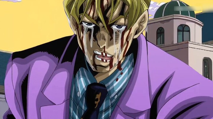 คิระ โยชิคาเงะที่พบกับโจทาโร่ในตอนแรก