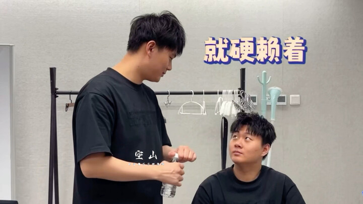 [Double Tall Guy] The little guy keeps trying to get his older brother to go on a date with him, and