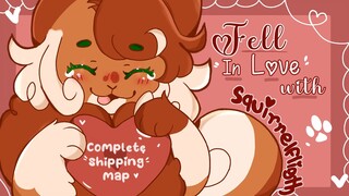 {Fell in love with Squirrel} A completed Squirrelflight shipping map