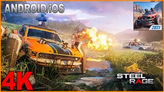 Steel Rage Mech Cars PvP War Android Gameplay (Mobile, Android, iOS, 4K, 60FPS) - Action Games