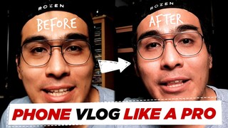 How to VLOG with a PHONE in Tagalog!!! BASIC Video Tips for BEGINNERS!