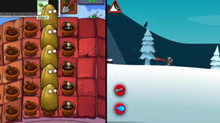 รีมิกซ์ดนตรี Plants vs. Zombies + Ski Safari