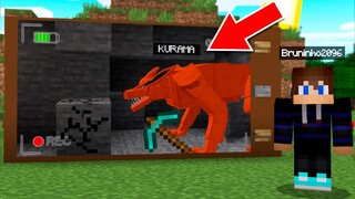 ESPIONEI os MOBS do NARUTO quando FICAM SOZINHOS no MINECRAFT !