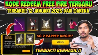 KODE REDEEM FREE FIRE TERBARU 2023 HARI INI 12 JANUARI