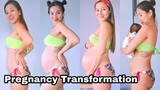 PREGNANCY TRANSFORMATION | Week by Week Progress | FIRST TIME MOM