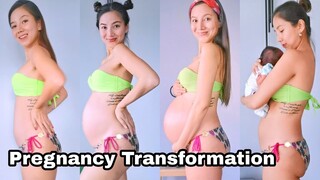 PREGNANCY TRANSFORMATION | Week by Week Progress | FIRST TIME MOM