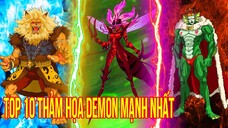 10 Quái Vật Cấp Độ DEMON Mạnh Nhất| ONE PUNCH MAN