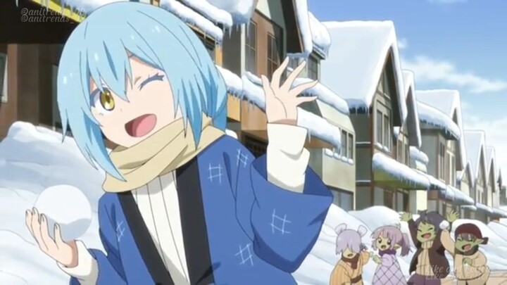 Rimuru's Snow Ball Fight.My First Meme