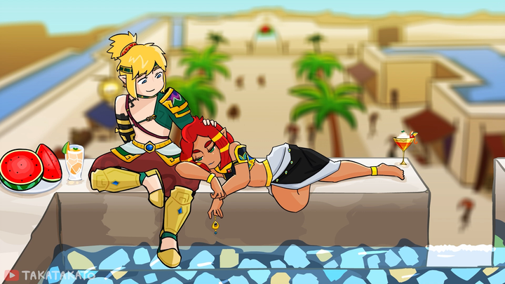 Hoạt hình người hâm mộ The Legend of Zelda: Kingdom of Tears - Thị trấn Gerudo - Cuộc sống hàng ngày