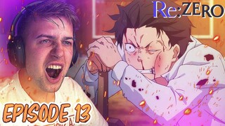 EXPOSING SUBARU!! Re:Zero Episode 13 REACTION + REVIEW (Season 1)