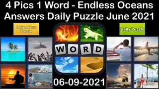 4 Pics 1 Word - Endless Oceans - 09 June 2021 - Answer Daily Puzzle + Daily Bonus Puzzle