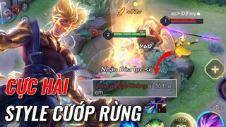 Thần rừng Nakroth với lối chơi cướp rừng lâm tặc tiếp đón fan khi bị nhận ra