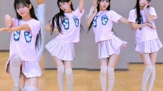 粉衣萌妹！【Moka境萌花】cover TWICE What is Love自剪练习室直拍！