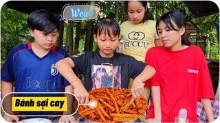 Cách Làm Bánh Que Cay Từ Cơm Nguội - Món Ăn Vặt Cổng Trường.