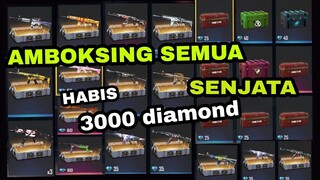 Amboksing Senjata Free Fire!! Auto Habis Diamond 3000 rb!!