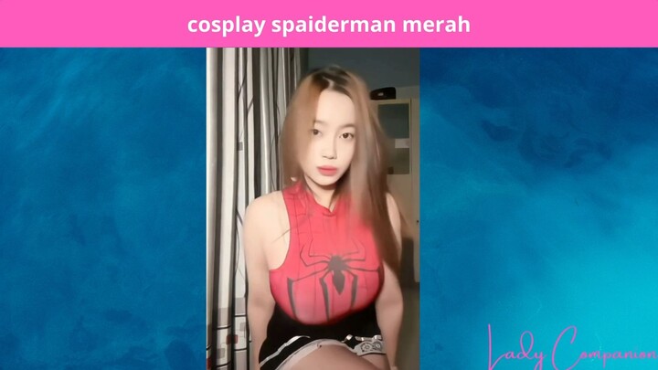 Baju Dinas Spiderman katanya mukanya nagajak sih!!