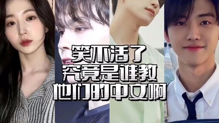 Who on earth taught them Chinese?