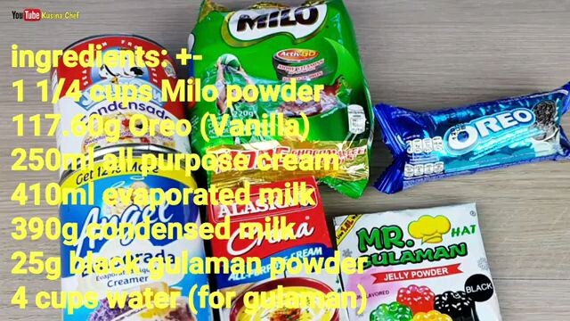 Milo Oreo Jelly Drink | How to make Jelly drink (summer business)