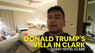 We stayed at Donald Trump's Villa in Clark