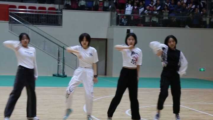 【Xianyang Rainbow Middle School】2023 High School Spring Basketball Game Halftime Dance {illusion}cov