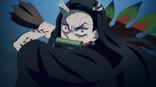 "Nezuko VS Coke! Tôi có thể sử dụng quạt chuối của bạn dễ dàng hơn!" [ Thanh Gươm Diệt Quỷ ]