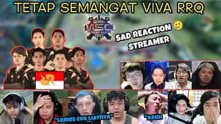 REACTION STREAMER DETIK2 RRQ GAGAL JUARA!! - RRQ VS RSG PH FINAL MSC MOBILE LEGENDS