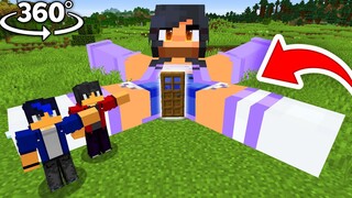 The MOST SECRET BASE INSIDE APHMAU in Minecraft 360°