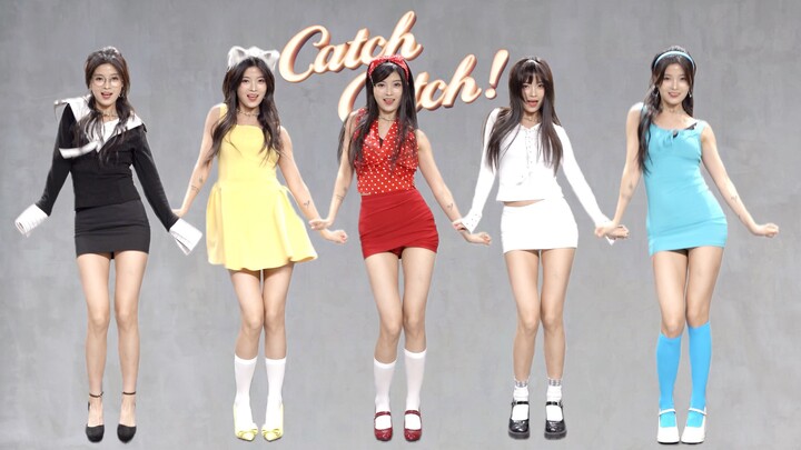 【Su Si Miao】YENA Choi Ye-na’s “Catch Catch” 5-Outfit Re-Dance | Such a Cute Costume-Change Mini-Game