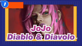 JoJo's Bizarre Adventure|[Board Painting]Diablo & Diavolo! Most mysterious BOSS_1