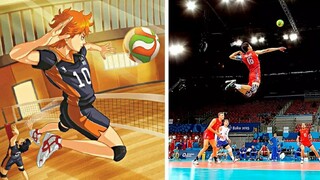 [Realistic version of Volleyball] Famous scenes from the animation Volleyball Boys are reproduced in