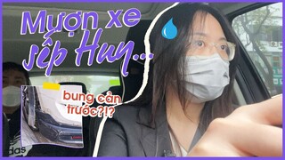 CẢ GAN MƯỢN XE SẾP HUY LÁI MỘT VÒNG NHÂN DỊP MỚI LẤY BẰNG 🚘😅