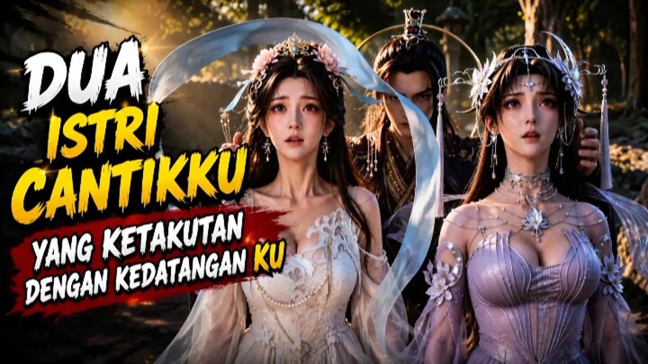Dua istri cantikku yang ketakutan dengan kedatanganku 😱😱