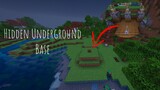 How to make Hidden "Underground" base in Minecraft