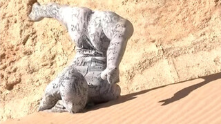 Jiu-Jitsu blends into the desert