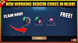 CLAIM! NEW WORKING REDEEM CODES TODAY (DON'T MISS!) - MLBB