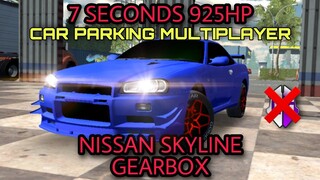 🚀nissan skyline gtr34 🔥best gearbox car parking multiplayer 100% working in v4.8.2 latest update